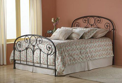 Grafton Bed Rusty Gold Twin Bed W Frame
