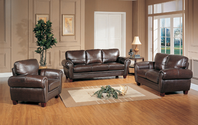 Stationary Armchair Leather