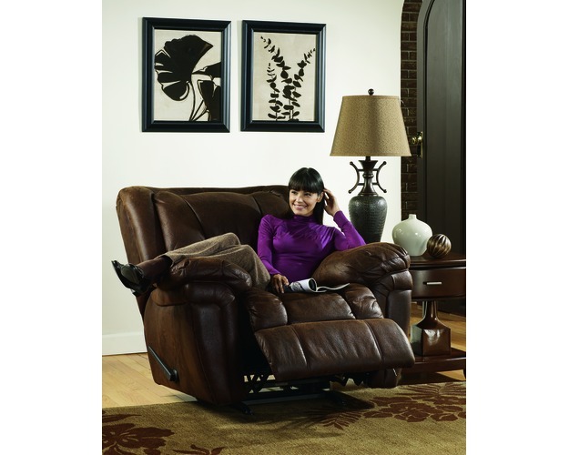 Rocker Recliner-recliners-blake - Walnut