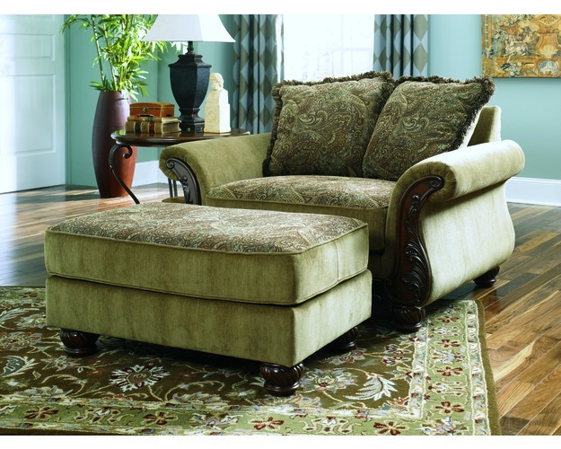 Ottoman-stationary Upholstery-millington - Meadow