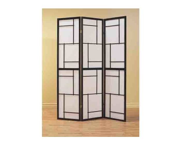 Folding Screen - 3 Panel / Black Frame
