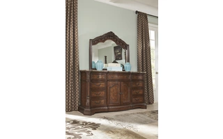 BEDROOM MIRROR LEDELLE BROWN B705-36 LedelleB705-36 ASHLEY