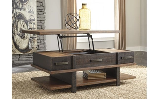 T892-9 Stanah LIFT TOP COFFEE TABLE