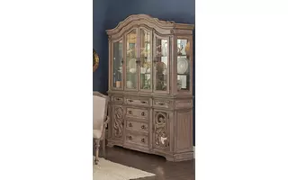 ILANA TRADITIONAL CHINA CABINET 122214H 122214H COASTER