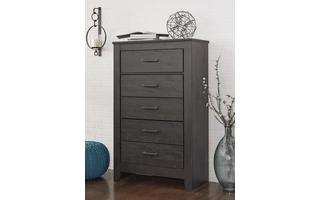 FIVE DRAWER CHEST Brinxton CharcoalB249-46 ASHLEY