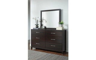 BEDROOM MIRROR AGELLA MERLOT B072-36 B072-36 ASHLEY