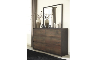 BEDROOM MIRROR/WINDLORE Windlore - Dark Brown Bedroom MirrorB320-36 ASHLEY