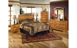 BEDROOM MIRROR-MASTER BEDROOM-BITTERSWEET Bittersweet Light BrownB219-34 ASHLEY