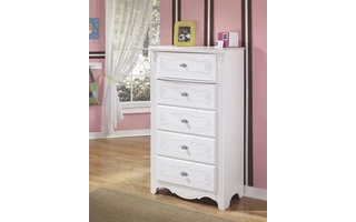FIVE DRAWER CHEST EXQUISITE Five Drawer ChestB188-46 ASHLEY
