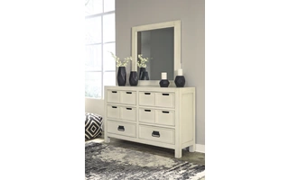 BEDROOM MIRROR BLINTON WHITE Blinton - White B523-26 ASHLEY