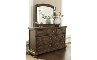 BEDROOM MIRROR Flynnter Medium BrownB719-36 ASHLEY