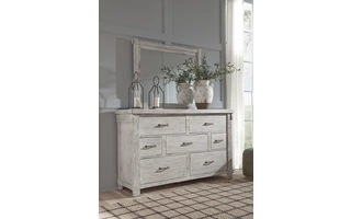BEDROOM MIRROR Brashland WhiteB740-36 ASHLEY