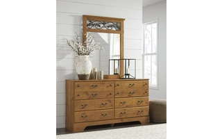 BEDROOM MIRROR Bittersweet Light BrownB219-36 ASHLEY
