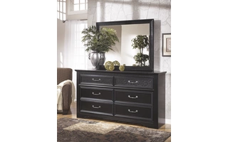 BEDROOM MIRROR CAVALLINO BLACK CAVALLINO B291-35 ASHLEY