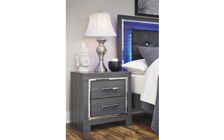 TWO DRAWER NIGHT STAND Lodanna GrayB214-92 ASHLEY