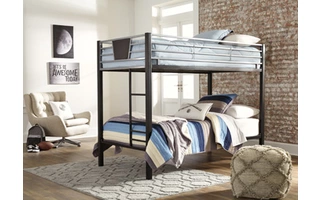 B106-59 Dinsmore TWIN/TWIN BUNK BED W/LADDER