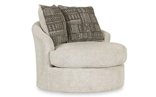 SWIVEL ACCENT CHAIR Soletren Stone9510444 ASHLEY