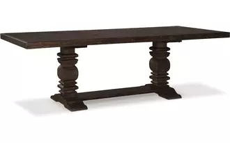 rect drm extension table top hillcott dark brown