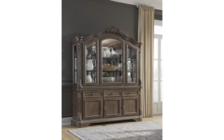 DINING ROOM CHINA Charmond BrownD803-81 ASHLEY