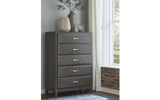 FIVE DRAWER CHEST Caitbrook GrayB476-46 ASHLEY
