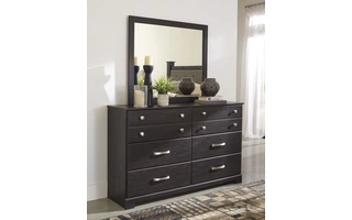 BEDROOM MIRROR Reylow Dark BrownB555-36 ASHLEY