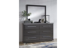 BEDROOM MIRROR/STEELSON/GRAY Steelson - Gray B408-36 ASHLEY