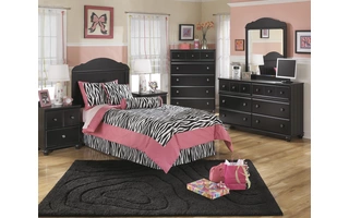 BEDROOM MIRROR JAIDYN BLACK JAIDYN B150-26 ASHLEY