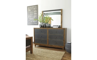 BEDROOM MIRROR/HARLYNX Harlynx - Brown/Gray B630-36 ASHLEY