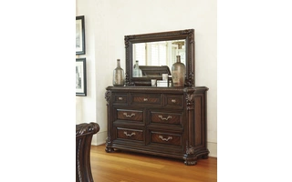 BEDROOM MIRROR/VALRAVEN/BROWN Valraven - Brown B780-36 ASHLEY