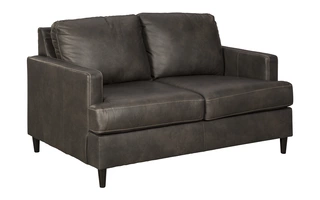 LOVESEAT/HETTINGER/ASH Leather Loveseat4950135 ASHLEY