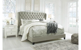B090-982 Jerary KING UPHOLSTERED BED