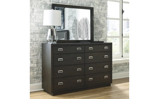 BEDROOM MIRROR Hyndell Dark BrownB731-36 ASHLEY