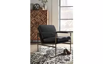 accent chair puckman black