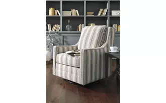 swivel glider accent chair kambria 