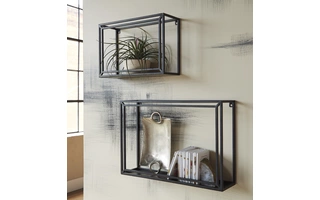WALL SHELF SET (2/CN) Ehren Wall Shelf Set (2/CN)A8010117 ASHLEY