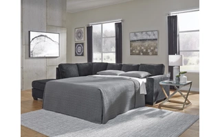 LAF CORNER CHAISE|RAF FULL SOFA SLEEPER Altari Slate 8721316|8721383 ASHLEY