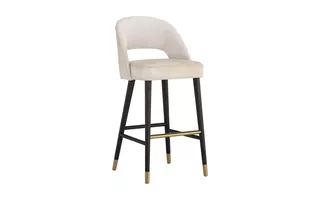 MONAE BARSTOOL - BRAVO CREAM POLO CLUB MUSLIN 105560 105560 SUNPAN FURNITURE