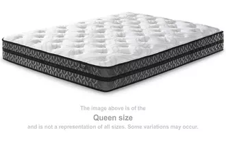 king mattress 10 inch pocketed hybrid white