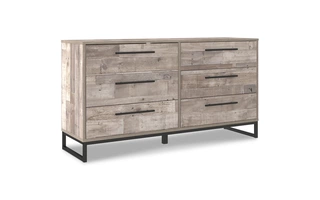 SIX DRAWER DRESSER Neilsville WhitewashEB2320-131 ASHLEY