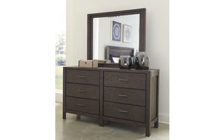 BEDROOM MIRROR Dellbeck Dark BrownB748-36 ASHLEY