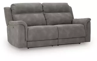 2 seat pwr rec sofa adj hdrest next-gen durapella slate