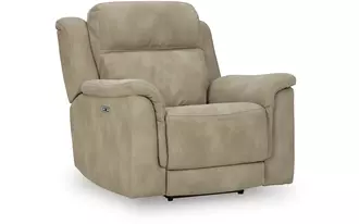 pwr recliner/adj headrest next-gen durapella sand