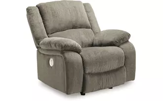 power rocker recliner draycoll pewter
