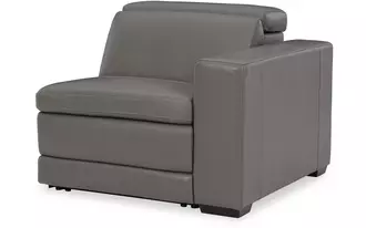 Ashley texline raf armless rec pwr adj hdrst in gray