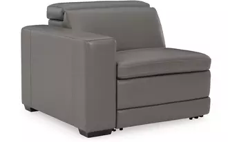 Ashley texline laf armless rec pwr adj hdrst in gray
