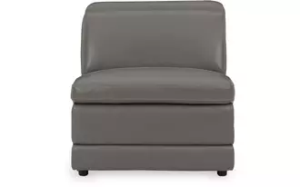 Ashley texline armless chair/manual headrest in gray