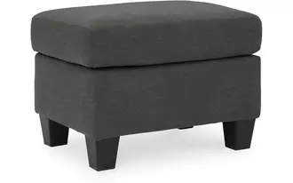 ottoman bayonne charcoal