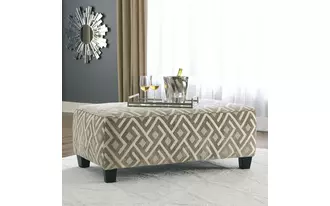 oversized accent ottoman dovemont putty