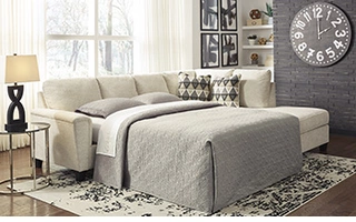 RAF CORNER CHAISE|LAF SOFA SLEEPER Abinger Natural 8390417|8390469 ASHLEY