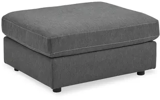 oversized accent ottoman candela charcoal